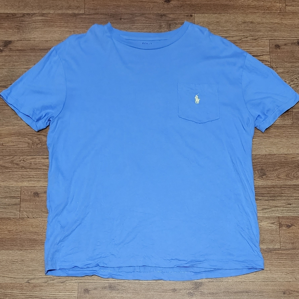 Men's Ralph Lauren Polo T-Shirt Cabana Blue